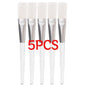 Pink beauty facial masks brushes set with soft hair applicators for DIY face masks, makeup, and spa facial care.