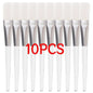Pink DIY beauty facial masks brushes set with soft hair applicators for face masks, makeup, and spa facial care tools.