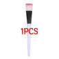 Pink DIY facial masks brushes set with soft hair applicators for face masks, makeup, and spa facial care tools.