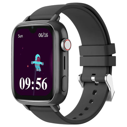 Pink 4G Kids Smartwatch with GPS, camera, video call, SOS, and tracker features, designed for children’s safety and communication.