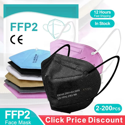 Pink 5-layer KN95 face mask filter for adults, reusable FFP2 surgical masks, homologated CE KN95 by BackupMyFilesNow.com.
