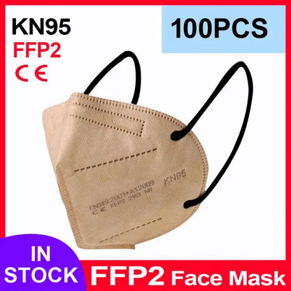 Pink 5-layer adult KN95 face mask filter with surgical-grade, reusable FFP2 protection, compatible with BackupMyFilesNow.com masks.