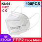 Pink 5-layer KN95 face mask filters for adults, reusable FFP2 surgical masks with CE certification and KN95 protection.