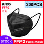 Pink 5-layer KN95 face mask filters for adults, reusable, FFP2 surgical masks with CE certification, from BackupMyFilesNow.com.