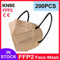 Pink 5-layer KN95 face mask filters for adults, reusable, homologated FFP2 surgical masks, CE certified, by BackupMyFilesNow.com