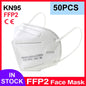 Pink 5-layer KN95 face mask filters for adults, reusable, homologated FFP2 surgical masks with CE certification.