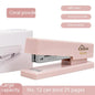 Pink Desk Binding Paper Stapler by BackupMyFilesNow.com, durable book binder for office and school stationery and accessories.