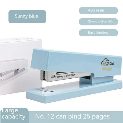 Pink desk binding paper stapler by BackupMyFilesNow.com, durable book binder ideal for office and school stationery needs.