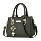 Large pink leather handbag for women, casual shoulder bag with spacious interior and messenger style, stylish and functional.