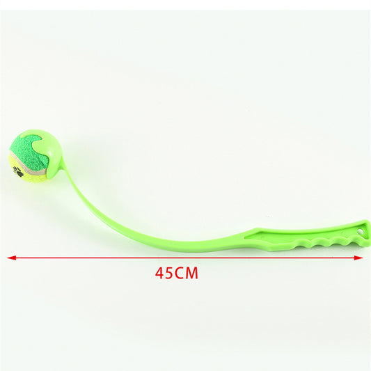 Pink outdoor dog training toy with throwing cue from BACKUPMYFILESNOW.COM®, designed for interactive pet play and training.