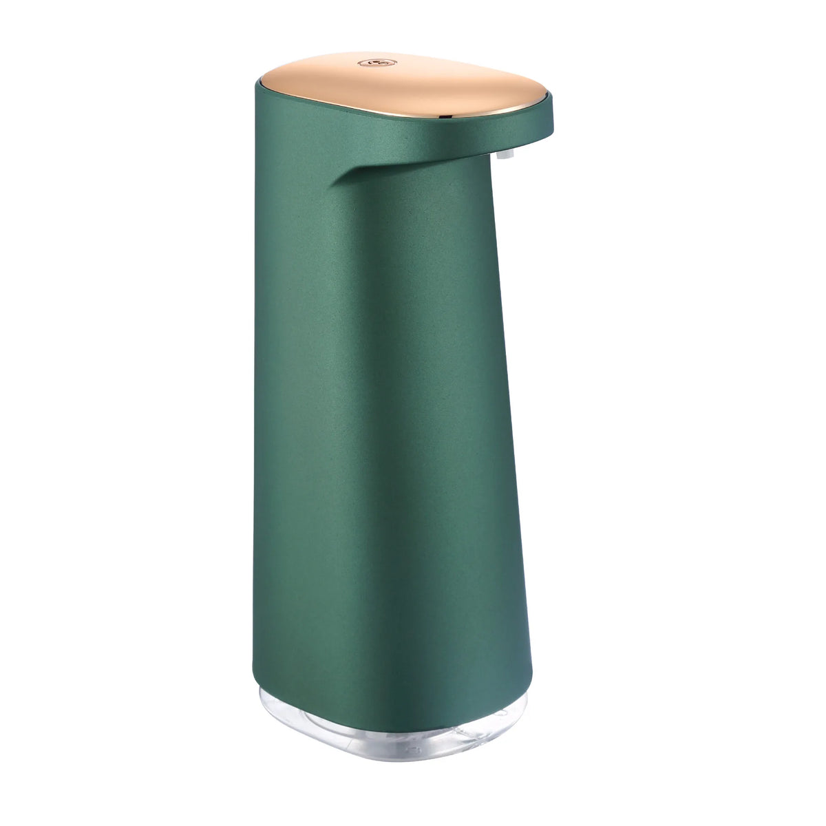 Pink rechargeable automatic soap dispenser for foaming hand soap by BackupMyFilesNow.com, with touchless operation and sleek design.