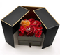 Red Rose double-opening gift box by BACKUPMYFILESNOW.COM® with pink roses and elegant design for special occasions.