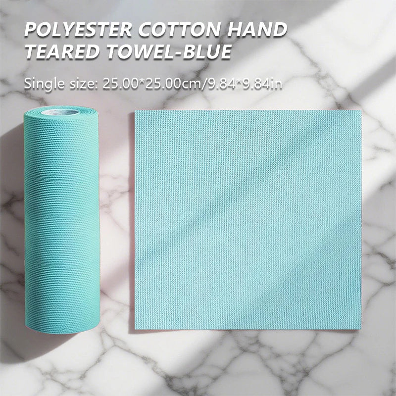 Pink microfiber reusable cleaning wipe roll with 20 sheets, versatile kitchen and car cloth, lightweight and absorbent.