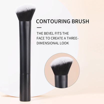 Pink facial brightening and contouring brush from BackupMyFilesNow.com, ideal for makeup application and skin highlighting.