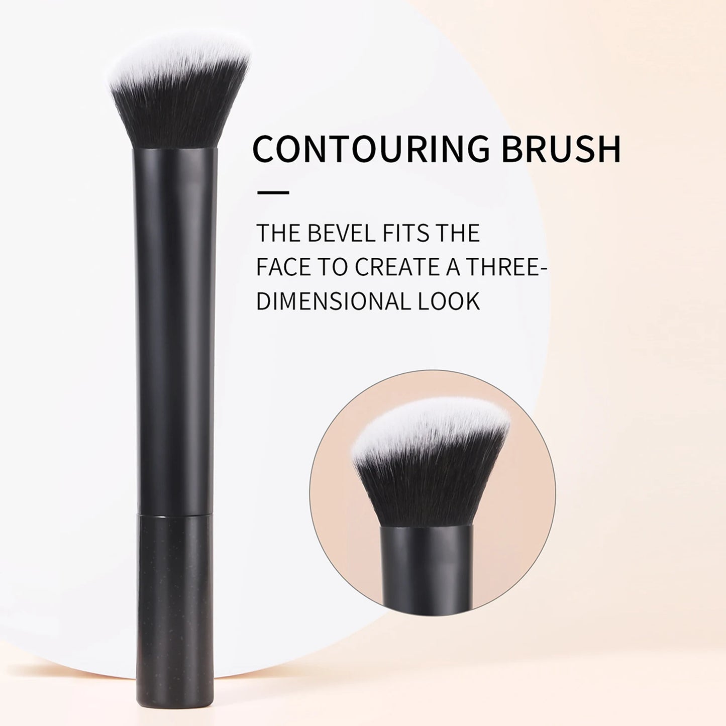 Pink facial brightening and contouring brush by BackupMyFilesNow.com, a versatile beauty tool for flawless skin enhancement.