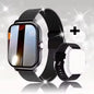 Pink BackupMyFilesNow.com smartwatch with full touch screen, call and message alerts, and music control for iPhone and Android devices.