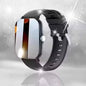 Pink BackupMyFilesNow.com smart watch with full touch screen, call and message reminders, music control for iPhone and Android.