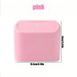 Pink car trash can with lid, 4 rolls of leak-proof garbage bags, portable hanging trash can for vehicle organization.