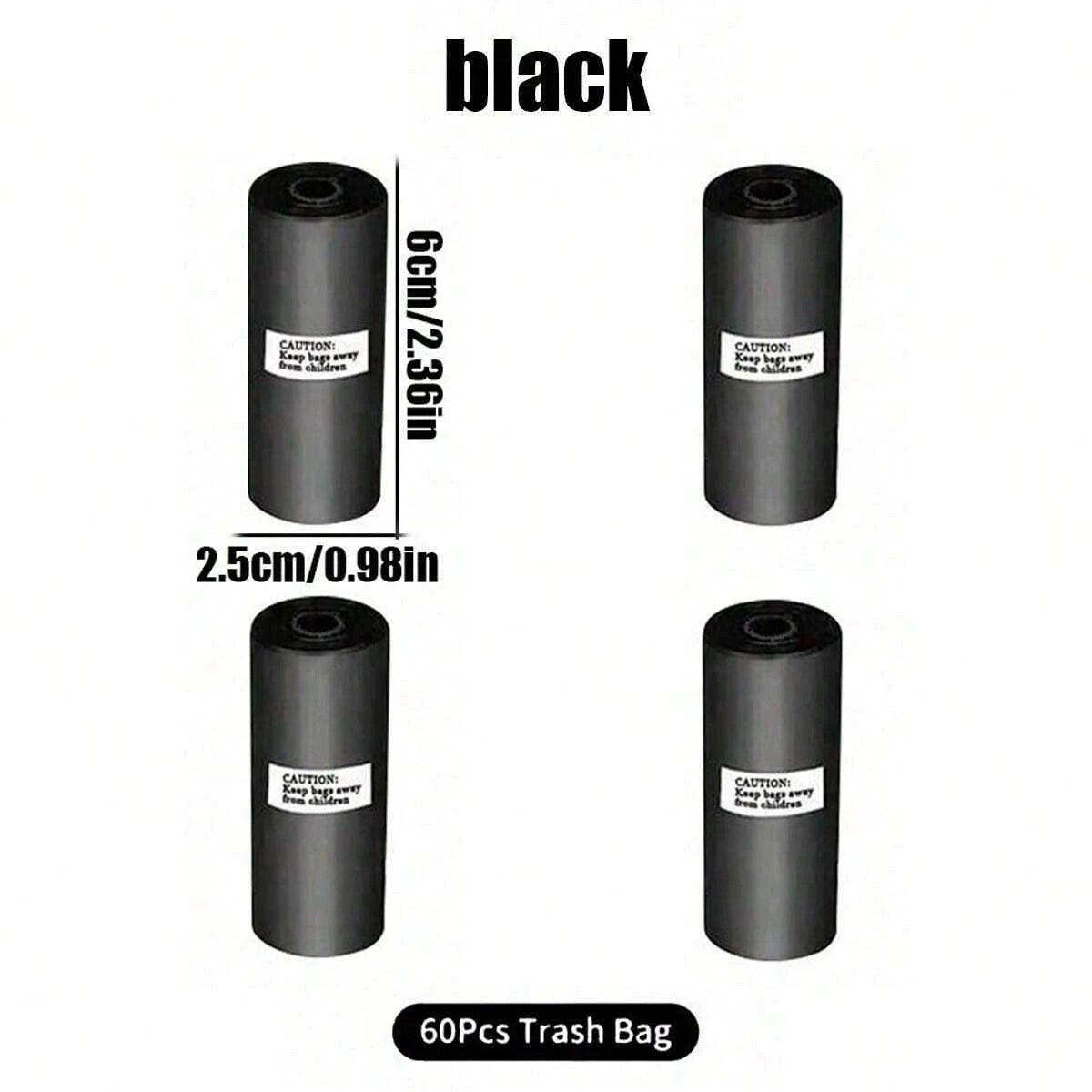 Pink car trash can with lid, 4 rolls of leak-proof garbage bags, portable hanging trash can for vehicle organization.