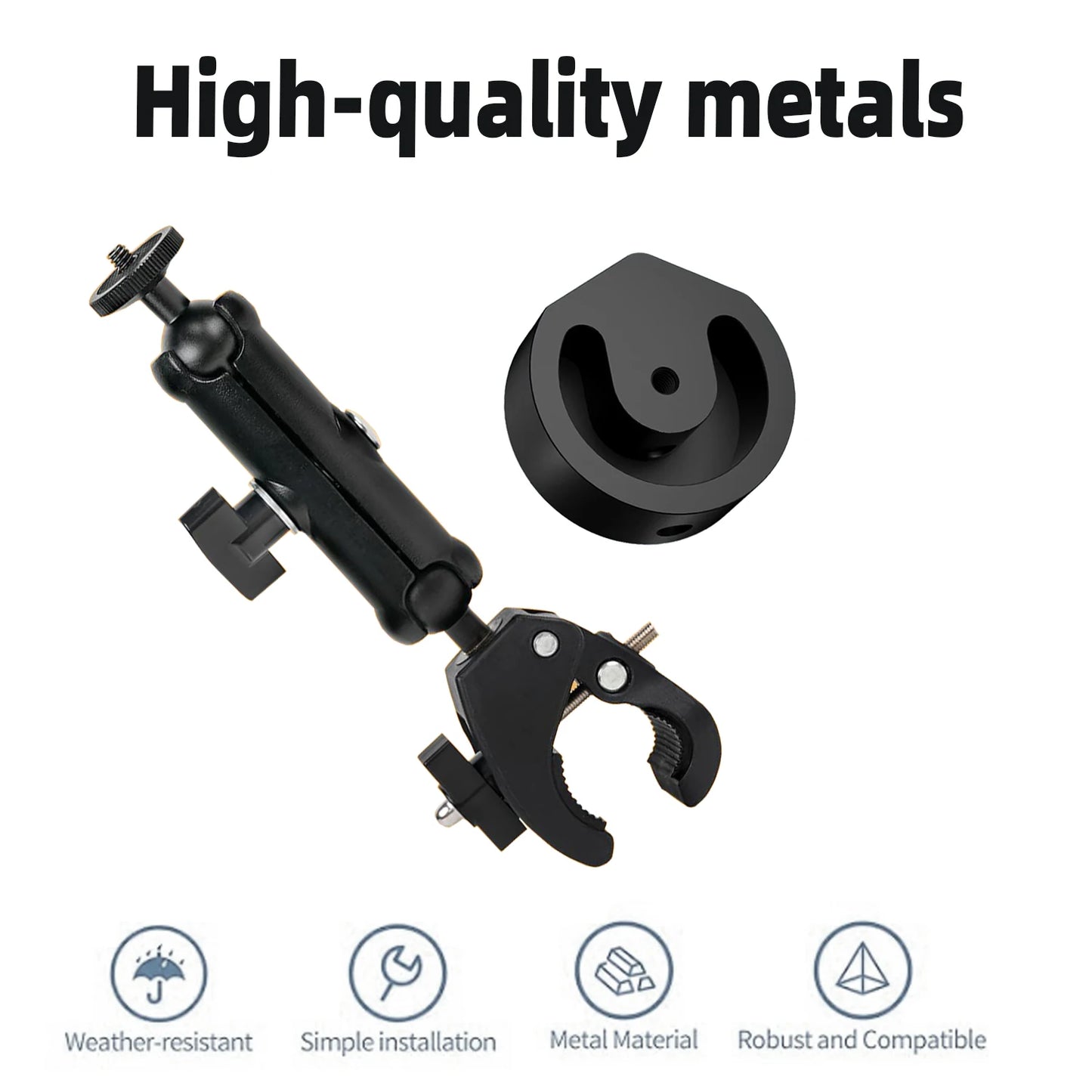 Adjustable 360° rotation Starlink mini satellite antenna bracket with windproof outdoor grip by BACKUPMYFILESNOW.COM®.
