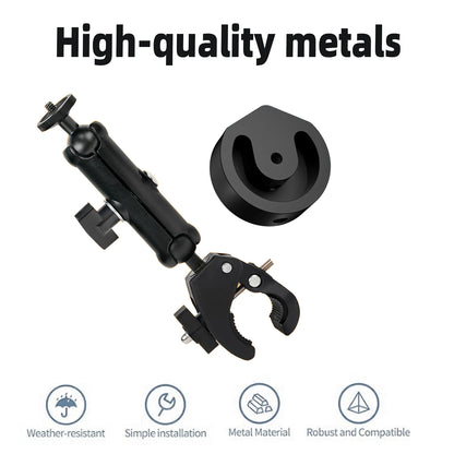 Adjustable 360° rotation Starlink mini satellite antenna bracket with windproof outdoor grip by BACKUPMYFILESNOW.COM®.