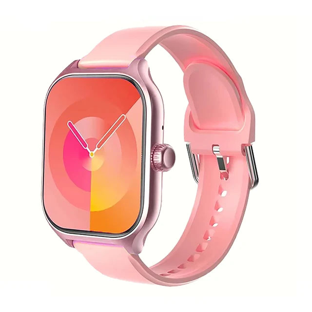 Smart Watch for Android and iOS with 1.83-inch HD display, Bluetooth call, message alerts, music, and sports mode for men and women.