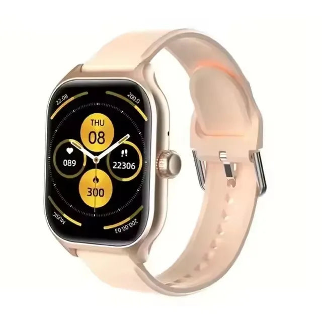 Smartwatch with 1.83-inch HD display, Bluetooth call and message alerts, sports mode, suitable for men and women.