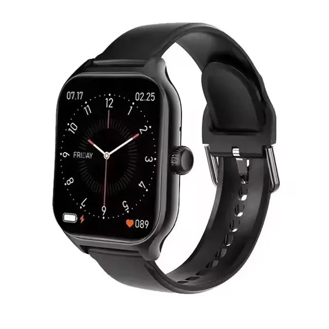 Smartwatch with 1.83-inch HD display, Bluetooth call and message alerts, music, sports mode for men and women.