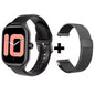 Smartwatch for Android and iOS with 1.83-inch HD display, Bluetooth calls, message alerts, music, and sports modes for men and women.