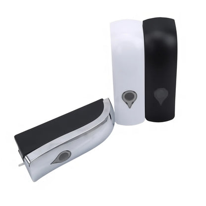 Wall-mounted 300ml soap dispenser by BackupMyFilesNow.com, euro style, for hotel bathrooms and hand sanitizer sterilization.