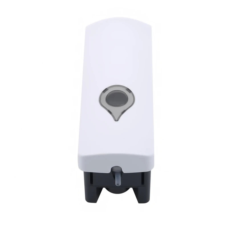 Wall-mounted 300ml soap dispenser for hotel bathrooms, manual Euro-style hand sanitizer bottle with simple sterilization design