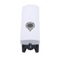 Wall-mounted 300ml soap dispenser for hotel bathrooms, manual Euro-style hand sanitizer bottle with simple sterilization design