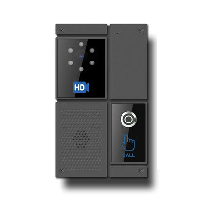 Smart SIP HD video intercom doorbell with touch screen, waterproof design, night vision, and anti-strike system for home or office.