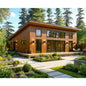 Customized foldable modular shipping container house by BACKUPMYFILESNOW.COM® featuring a brown prefab shipping container home with modern design.