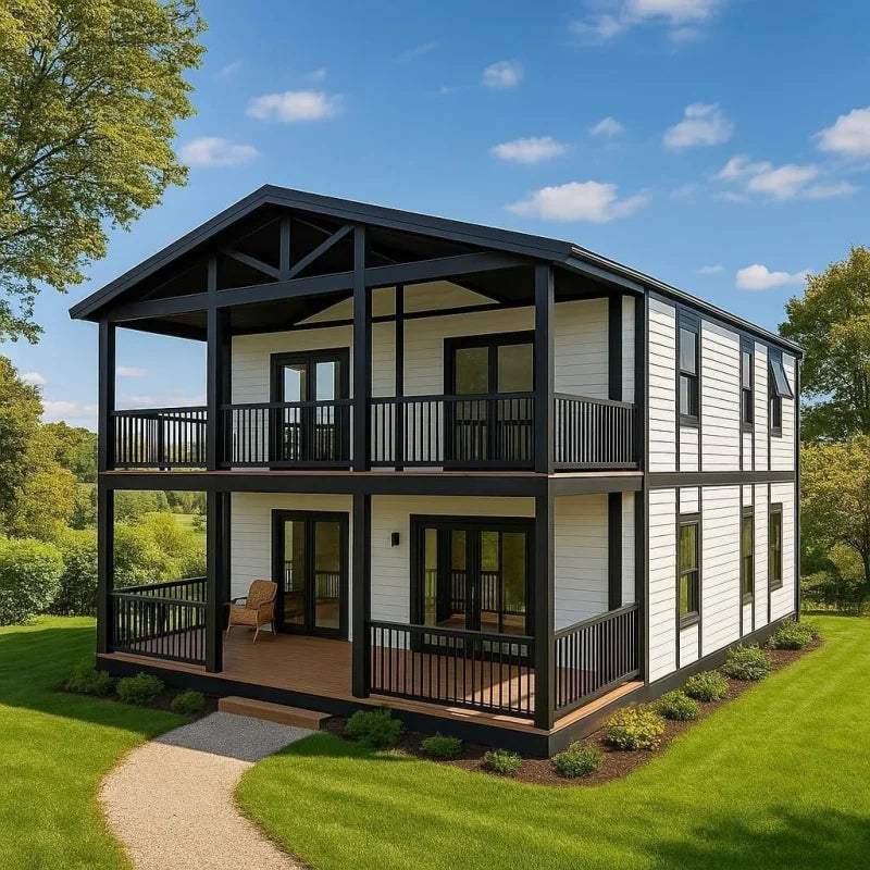 Prefab portable container house for office dormitory, modern movable flat pack design by BACKUPMYFILESNOW.COM®.