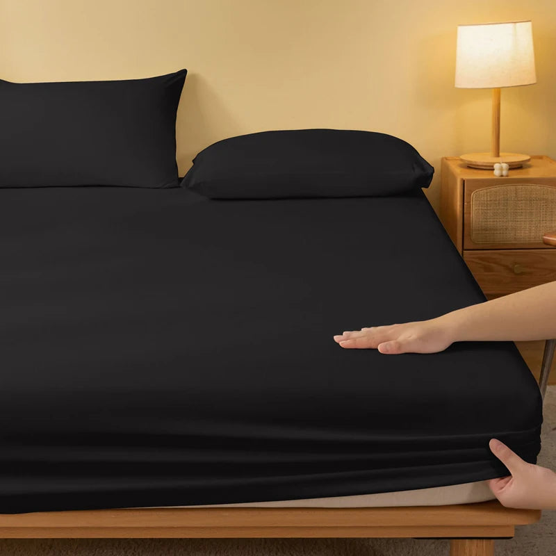 Purple solid color matte bed sheet for bedroom, 200x220cm bedding from BACKUPMYFILESNOW.COM® without pillowcases