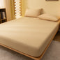 Purple solid color matte bed sheet from BACKUPMYFILESNOW.COM, 200x220cm, for bedroom bedding, excluding pillowcases.