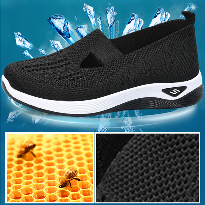 Women's lightweight breathable sports walking shoes by BACKUPMYFILESNOW.COM® with cushioned soles and stylish design.