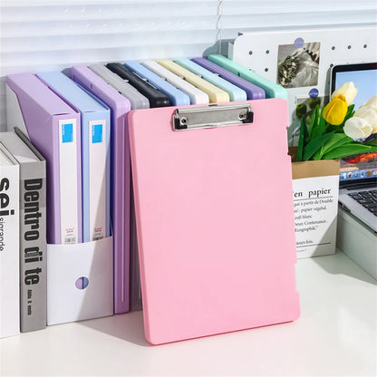 Purple A4 multi-functional file folder from BackupMyFilesNow.com, desktop organizer for test papers and office documents.