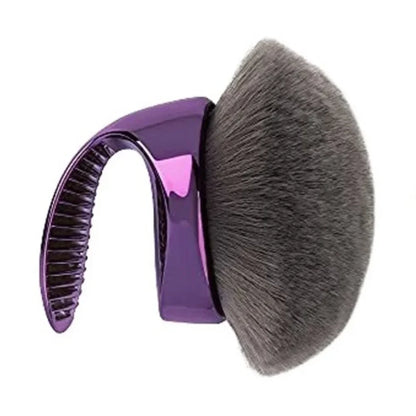 Purple Beauty Blend & Blur Body Kabuki Brush with large vegan bristles for self-tanner, foundation, and professional body blending.