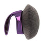 Purple Beauty Blend & Blur Body Kabuki Brush with extra-large vegan bristles for self-tanner and foundation application.