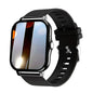 Purple smart watch for Android phones with 1.44-inch color touchscreen, Bluetooth call, and magnetic charging.