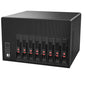 BKHD Q670 NAS Server with 8-bay storage, Intel I5/I7 processors, 4 LAN ports, 2.5G speed, network storage, RAID support
