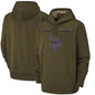 Men's NFL Tribute loose fit hoodie sweatshirt with team logo, featuring a comfortable casual design and soft fabric.