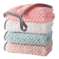 Set of microfiber kitchen towels from BackupMyFilesNow.com, colorful, hangable, absorbent cleaning cloths for dishes and household use.