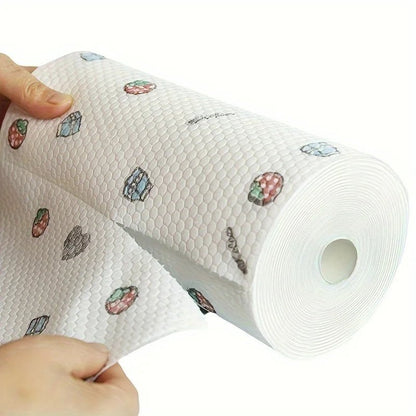 Backups Files Now washable kitchen paper roll with 200 sheets, reusable cleaning cloths, multi-style lazy wiping towels, 8x8 inches
