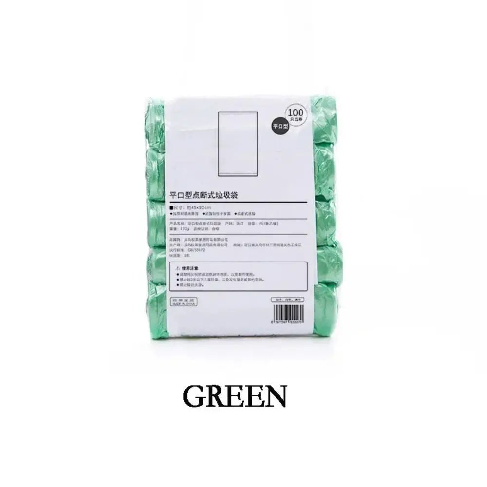 Disposable household trash bags, 45x50cm, 100-pack by BACKUPMYFILESNOW.COM®, thickened, breakpointed waste disposal bags