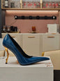 Red summer high-heeled pointed women's sandals by BACKUPMYFILESNOW.COM®, perfect for fashion runway, parties, and weddings.