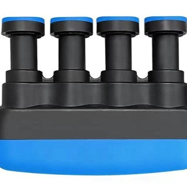 Red and black BACKUPMYFILESNOW® Finger Strength Trainer for grip strengthening and hand exercise.