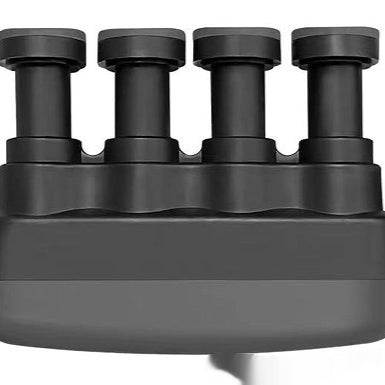 Red and black BACKUPMYFILESNOW® Finger Strength Trainer for improving grip and finger strength.